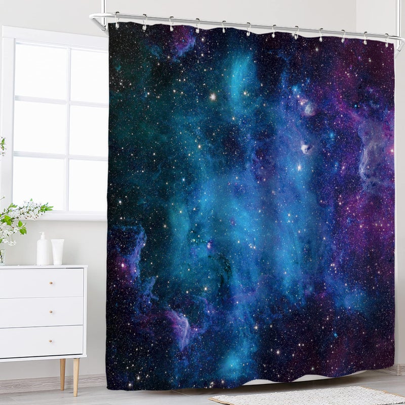ريديكور Riyidecor Galaxy Boys Surtain Space Space Surtain for Bathroom Decor - Image 2