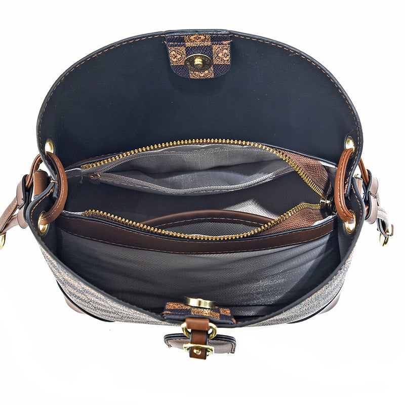 [Shichen Women'S Bag] Douyin Bucket Bag Large Capacity Casual Handbag Single Shoulder Crossbody Bag - Image 5