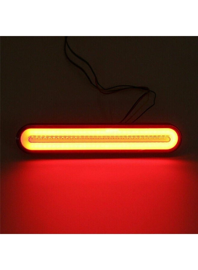 jaexest 2PCS 9-inch trailer with 100 LED tail light strips, red sequential rotating driving tail lights flashing brake lights, sequential flowing amber turn signal tail lights, suitable for trailer trucks and pickup trucks - Image 5