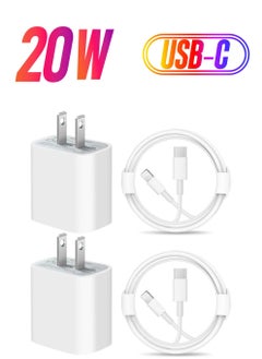 iPhone 14 pro max12 13 14 Fast Charger [Apple MFi Certified]Lightning Cable 20W PD USB C Wall Charger 2-Pack 6FT Fasting Charging Adapter Compatible with iPhone 14 /14 Pro Max/13/13Pro/12/12 Pro/11