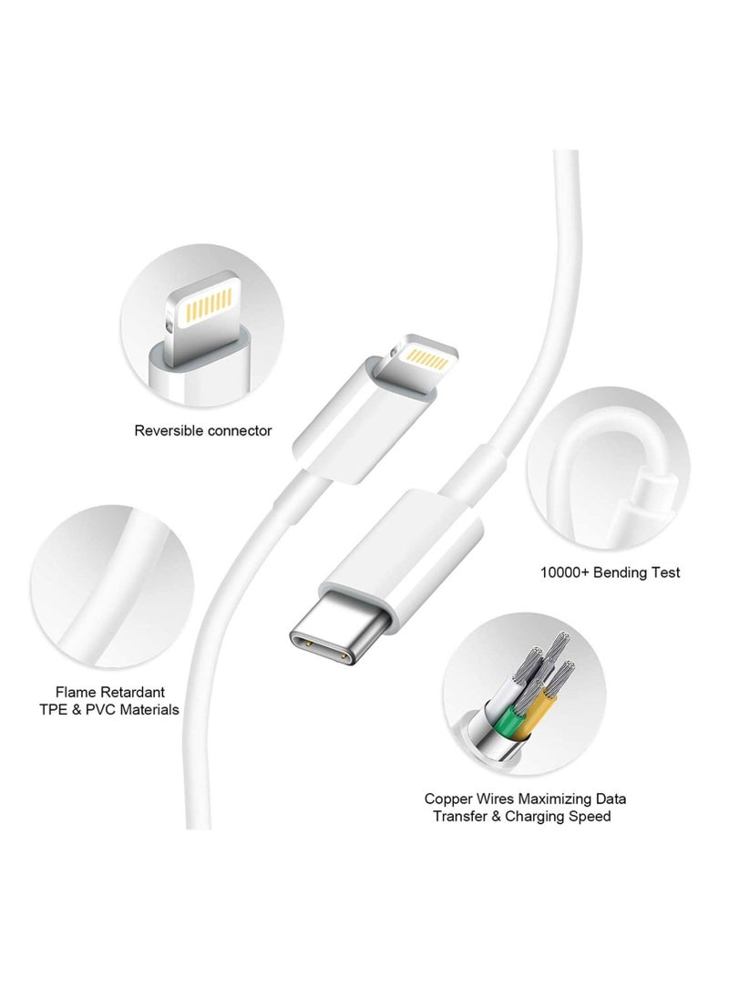 Generic - iPhone 14 pro max12 13 14 Fast Charger [Apple MFi Certified]Lightning Cable 20W PD USB C Wall Charger 2-Pack 6FT Fasting Charging Adapter Compatible with iPhone 14 /14 Pro Max/13/13Pro/12/12 Pro/11 - Image 1