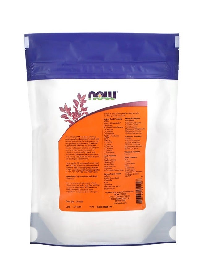 now Single "0" Veg Capsules Approx 300 Empty Veg Capsules 1.02 oz (29 g) - Image 2