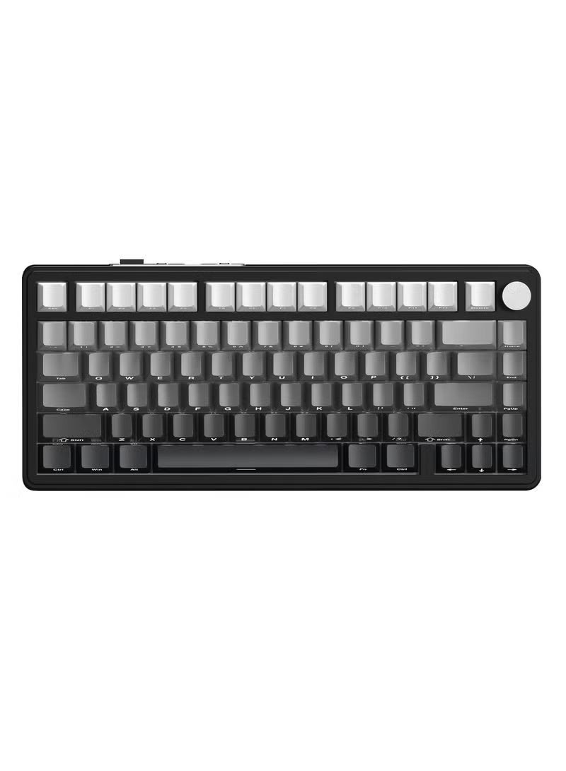 Attack Shark X85 Tri-mode Gasket 75% Mechanical Keyboard with CNC Knob, 5-Layer Padding, Hot Swappable, RGB Backlight & Vxe R1 SE Lightweight Wireless Bluetooth Mouse 60 Million Clicks Smart Speed ​​Low Delay PixArt PAW3395 SE Sensor (18000 DPI) Bundle - Image 2