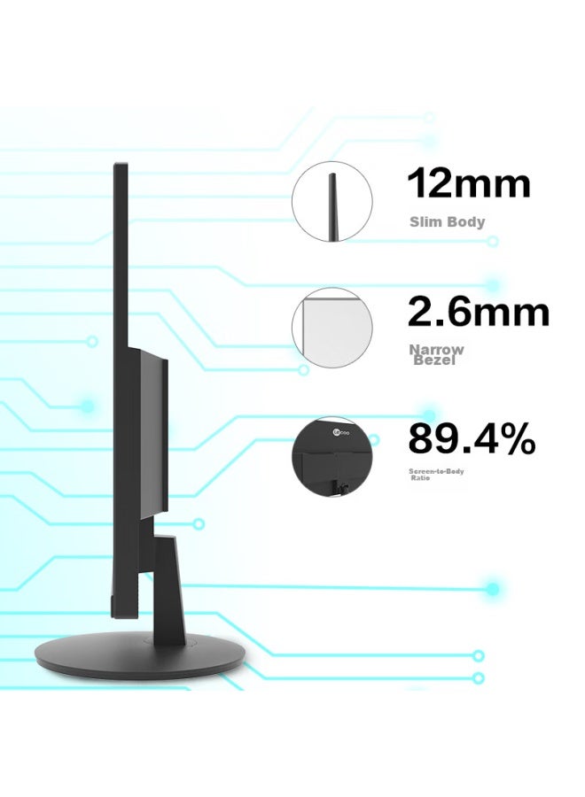 Lecoo 27-inch Ips 100hz Full Hd 103% Srgb Wide Color Gamut Narrow Bezel Wide-angle Computer Monitor For Office And Gaming B2728-r - Image 4
