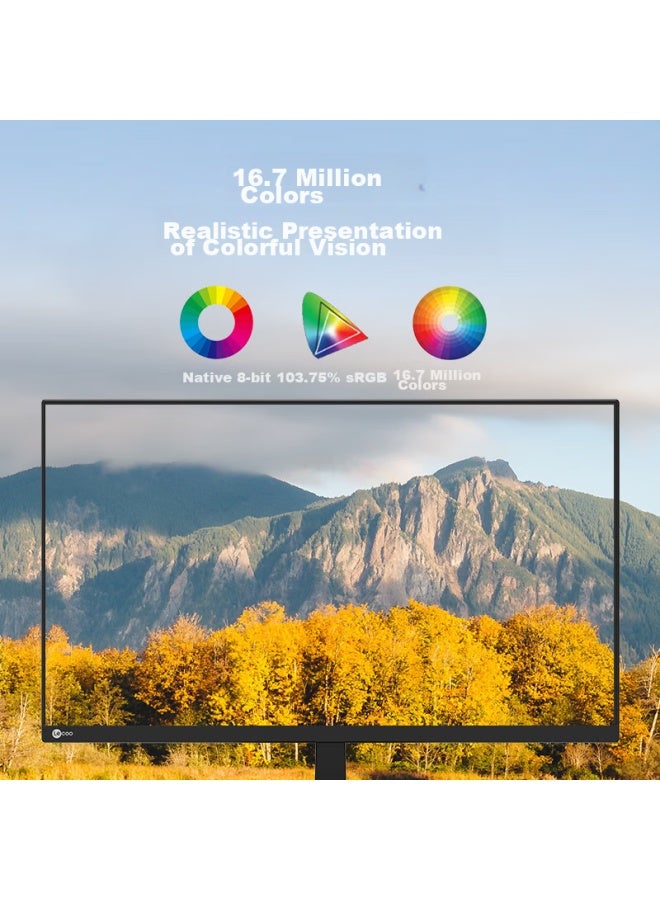 Lecoo 27-inch Ips 100hz Full Hd 103% Srgb Wide Color Gamut Narrow Bezel Wide-angle Computer Monitor For Office And Gaming B2728-r - Image 5