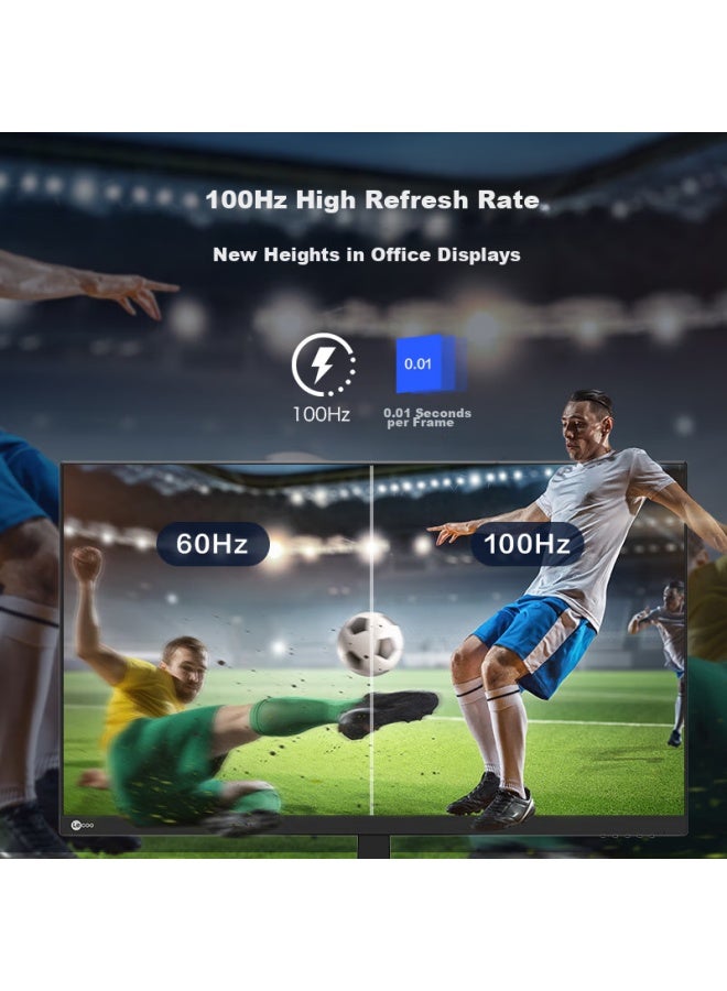 Lecoo 27-inch Ips 100hz Full Hd 103% Srgb Wide Color Gamut Narrow Bezel Wide-angle Computer Monitor For Office And Gaming B2728-r - Image 3