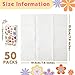 Sinmoe 50 Pack Floral Pocket Tissues Travel Packs Bulk 3 Ply Small Floral Travel Facial Individual Paper Tissues Pocket Size for Wedding Holiday Party Supplies 7 Sheets Each - Image 4