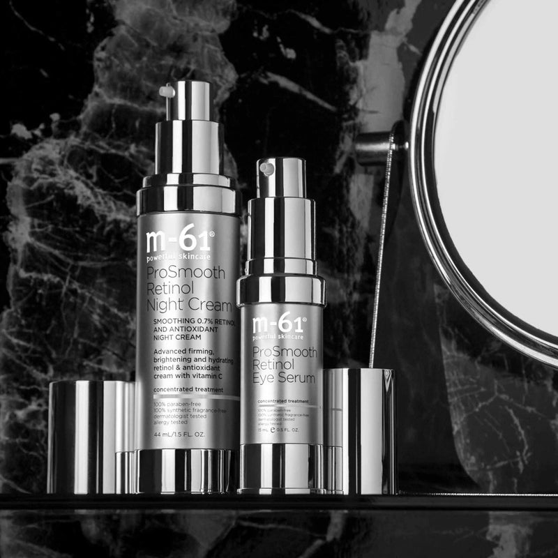 m-61 ProSmooth Retinol Night Cream | 0.7% Retinol Night Cream Plus Vitamin C. Firming, Brightening, Hydrating - 1.5 Fl Oz - Image 4