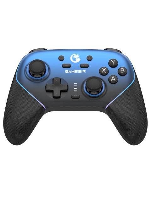 Classic Gamepad Gamesir Super Nova Bluetooth Multiplatform Game Controller compatible with PC, Steam, Switch, iOS, Android Hall Stick Hall Effect Triggers RGB Lighting Vibertion. Programmable 1000Hz Polling Rate 6 Axis Gyro One-Press Wake Up Charging Dock