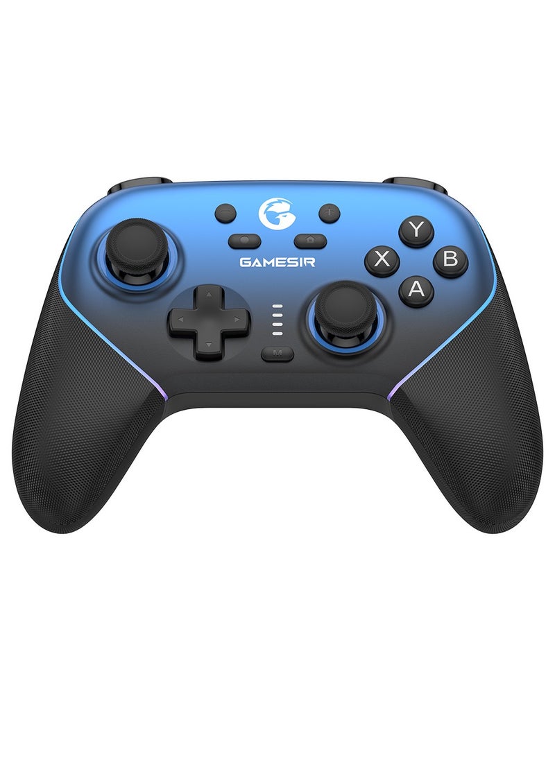 General - Classic Gamepad Gamesir Super Nova Bluetooth Multiplatform Game Controller compatible with PC, Steam, Switch, iOS, Android Hall Stick Hall Effect Triggers RGB Lighting Vibertion. Programmable 1000Hz Polling Rate 6 Axis Gyro One-Press Wake Up Charging Dock - Image 1