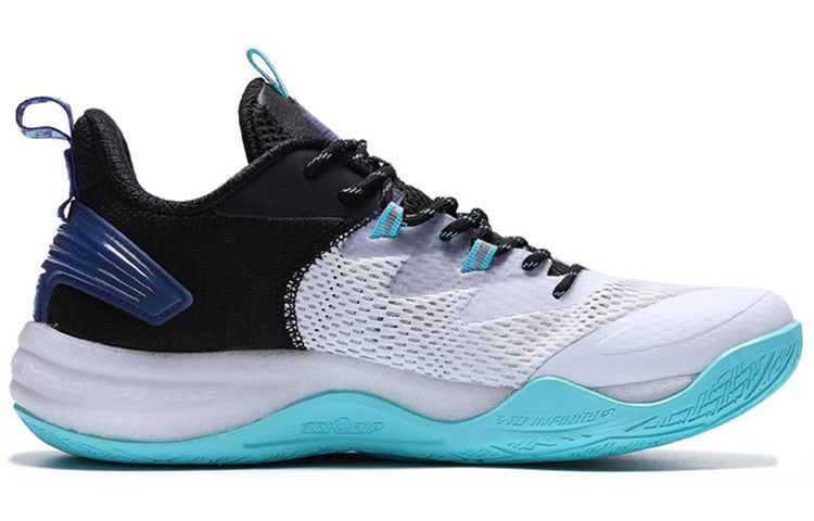 361 Degrees x Aaron Gordon QU!K Basketball Shoes 'White Navy Black' - Image 3
