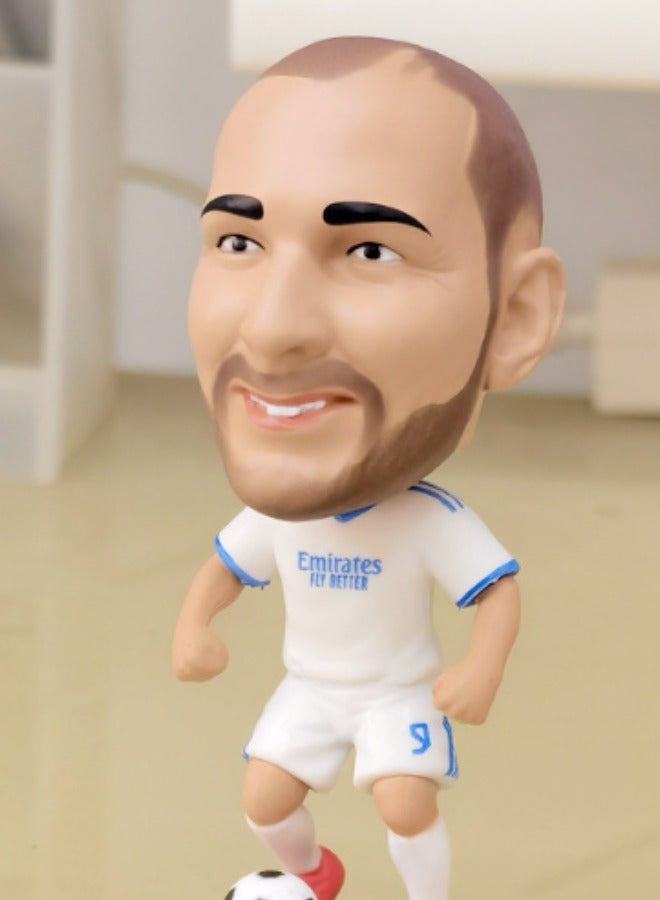 EBMINI Creative Shaking Head Football Star Doll Car Ornament 