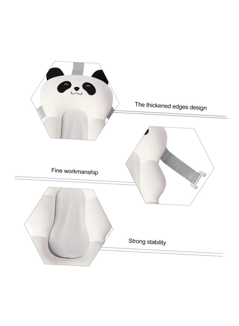 Adjustable Baby Sling Pillow and Bathtub Panda Mat - Thickened Mesh Support Cushion for Newborns and Toddlers, Non-Slip Bathing Seat for Safe and Comfortable Bath Time. - Image 5