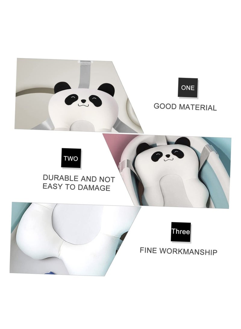 Adjustable Baby Sling Pillow and Bathtub Panda Mat - Thickened Mesh Support Cushion for Newborns and Toddlers, Non-Slip Bathing Seat for Safe and Comfortable Bath Time. - Image 3