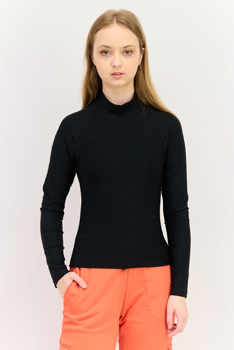 Nike Women Sportswear Fit Long Sleeve Outdoor Top, Black - Image 1