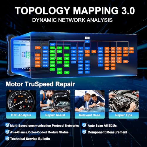 Autel MaxiSys MS919 S2 Scanner Up of MS919 MS909 Elite II Pro Ultra Lite 6-in-1 MaxiFlash VCMI2 Top Intelligent Tool Topology 3.0 Motor TruSpeed Same as MS Ultra Ultra S2 40+ Services - Image 4