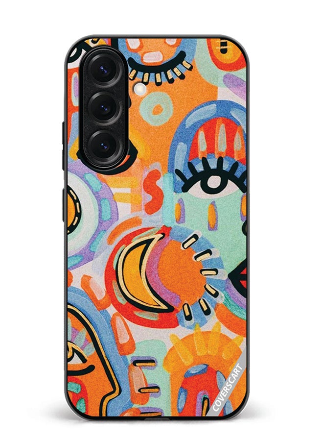 VR CREATIVE Protective Case Cover For Samsung Galaxy S25 Womenart Design Multicolour