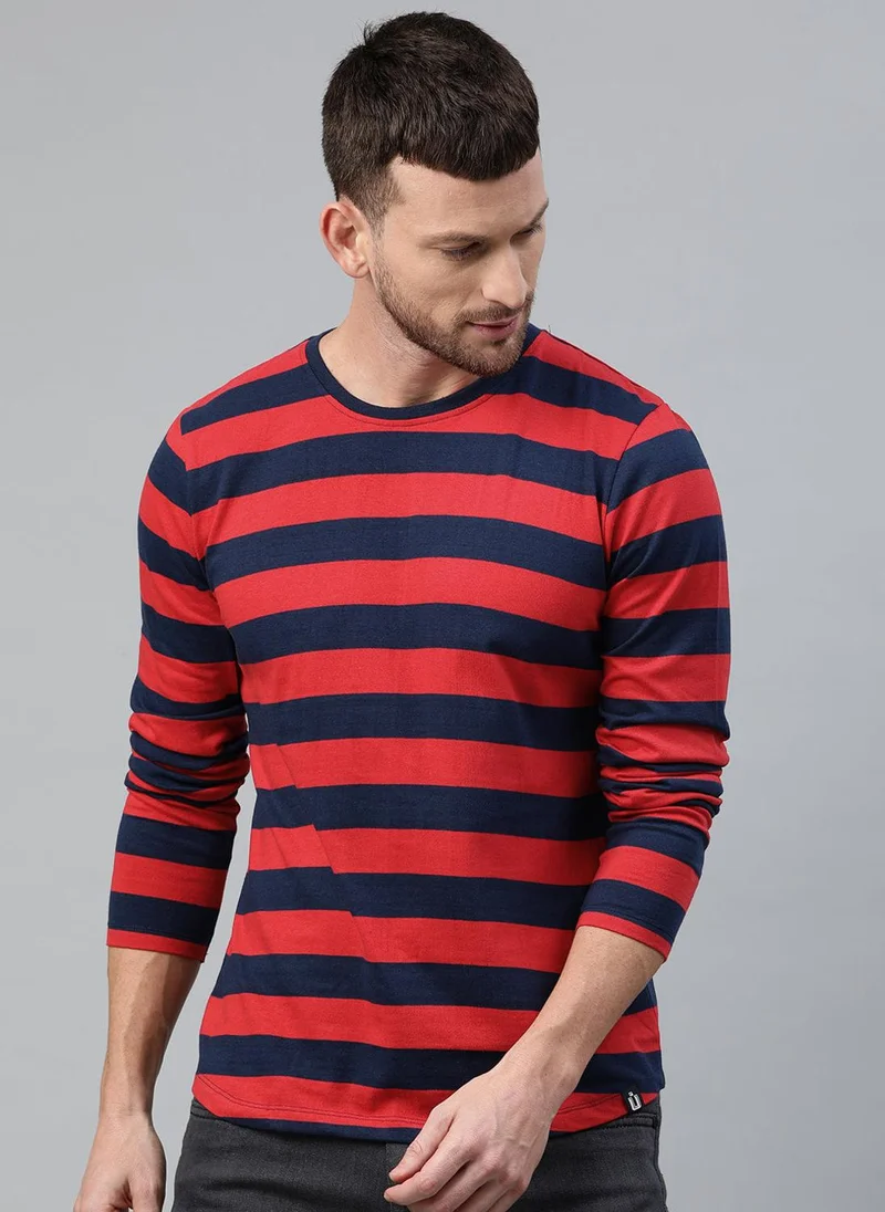 Urbano Fashion Men's Striped Slim fit T-Shirt