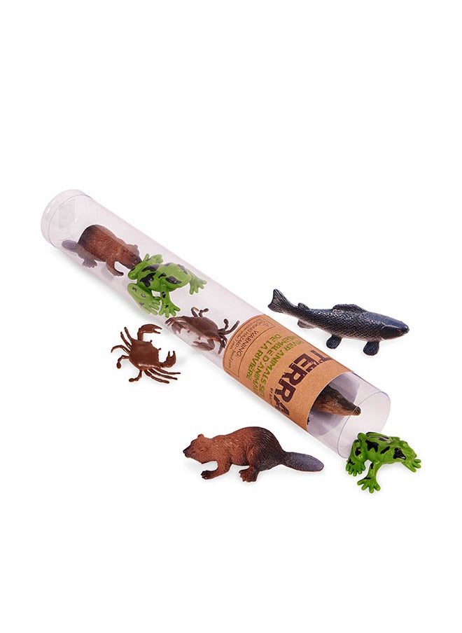 Terra by Battat - 14 Pcs Insects Tube, Large Insect World-Grand Monde Des Insectes, Realistic looking Mini 4-12 cm Plastic Animal Figure Toys for kids 3+ Years - Image 1