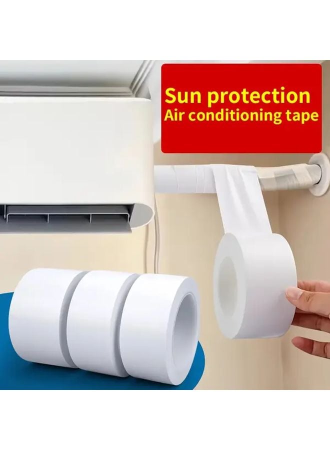 White UV Protection Tape 393.7 Inch Long 0.22mm For AC Outdoor Unit - Image 2