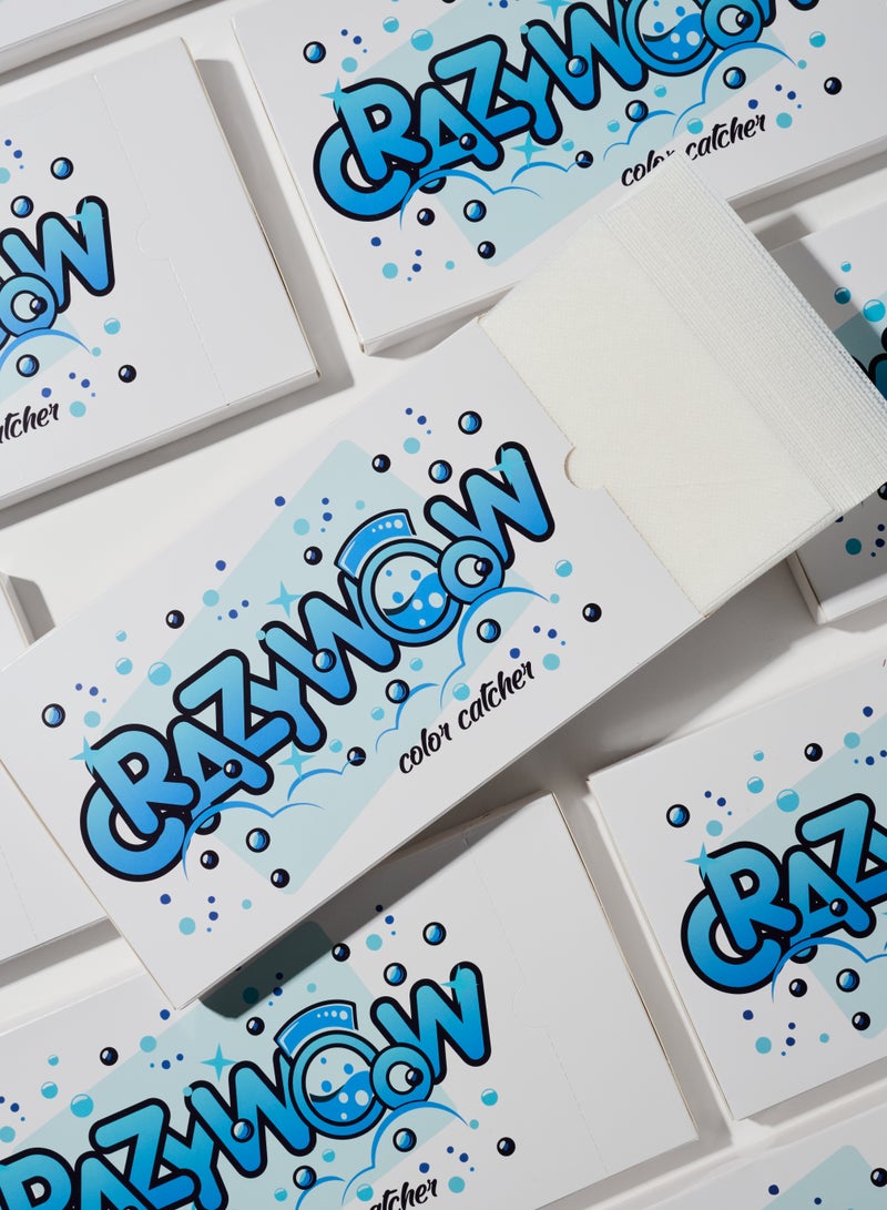 Tresor CrazyWoow Color Catchers Sheets 90 Sheets for  Laundry, Allow Mixed Washes, Prevent  Color Runs, and Maintain Original Color of  Clothing - Image 1