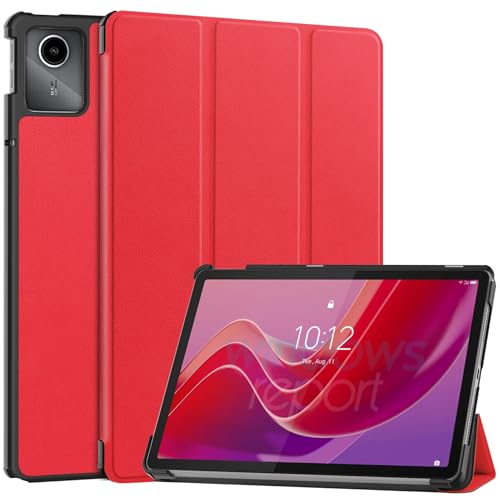 Gylint Case for Lenovo Tab M11/Tab K11 LTE 11" 2024 TB-330FU/TB-330XU, Folding Folio Ultra-Thin Smart PU Leather Stand Case Cover for Lenovo Tab M11 / K11 LTE/Xiaoxin Pad 2024 TB331FC Red - Image 1