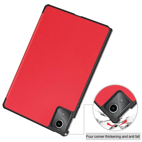 Gylint Case for Lenovo Tab M11/Tab K11 LTE 11" 2024 TB-330FU/TB-330XU, Folding Folio Ultra-Thin Smart PU Leather Stand Case Cover for Lenovo Tab M11 / K11 LTE/Xiaoxin Pad 2024 TB331FC Red - Image 5