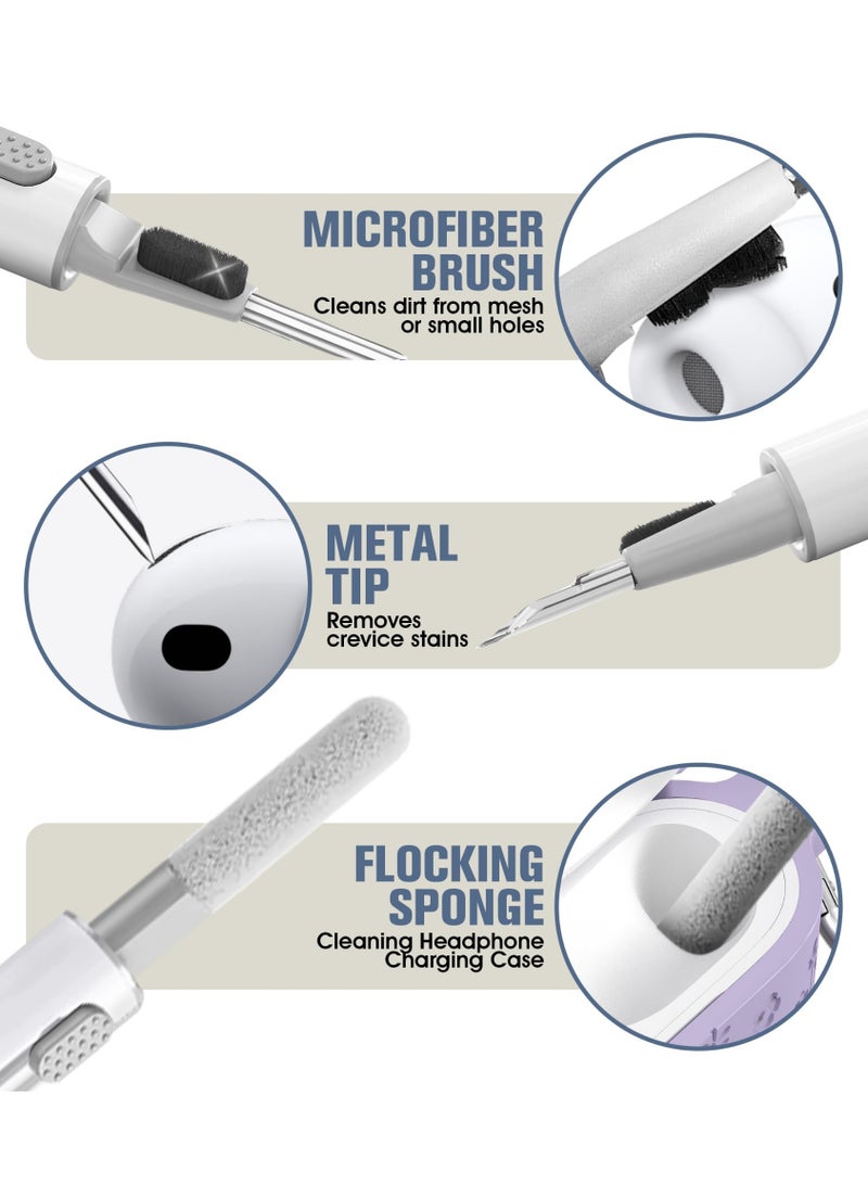 Arabest AirPods Pro Case Cute with Cherry Blossom Keychain and Cleaning Kit, Soft Silicone Shockproof Flower Engraved Cover Compatible with AirPod Pro  Case Cover - Image 5