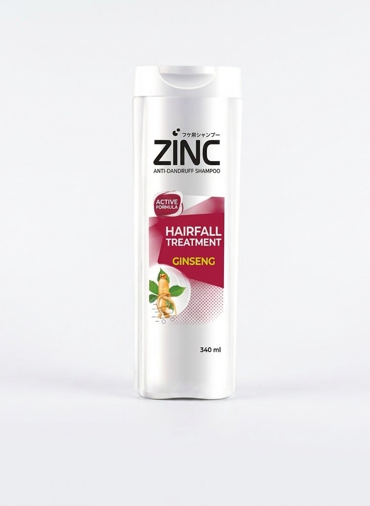 Anti Dandruff Shampoo Hair Fall Threatment Japanese Ginseng 340 ML