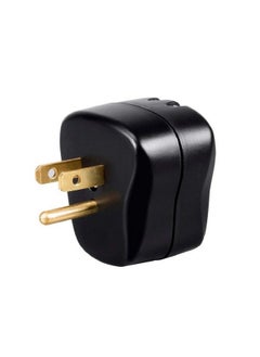 Monoprice 115877 1 Outlet Portable Mini Power Surge Protector Wall Tap Black ; Ul Rated 540 Joules With Grounded And Protected Light Indicator  - Image 3