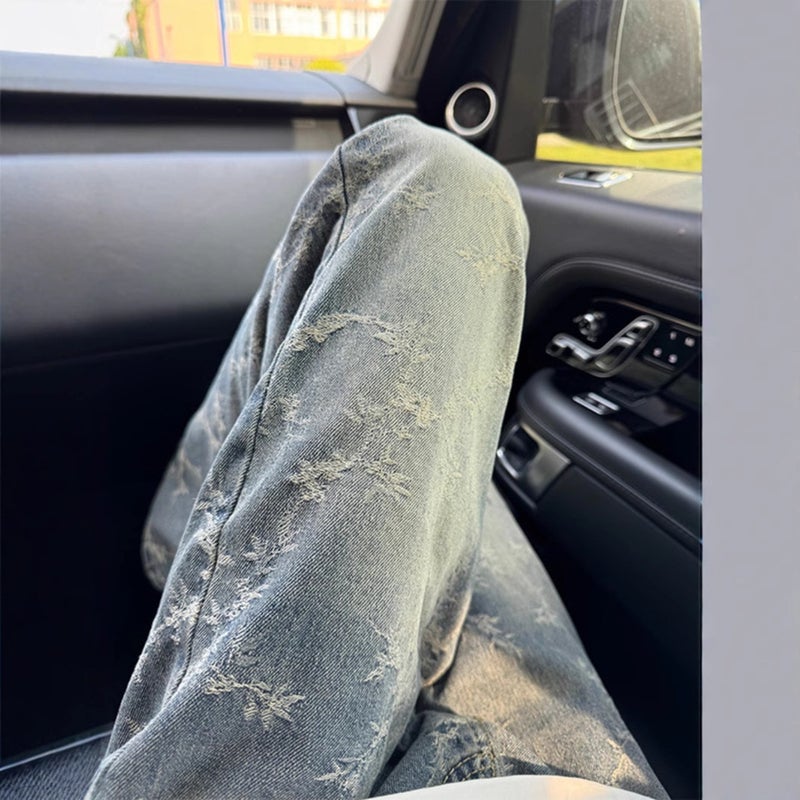 Unisex Casual Daily Denim Jeans - Image 5