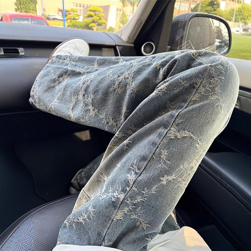 Unisex Casual Daily Denim Jeans - Image 4