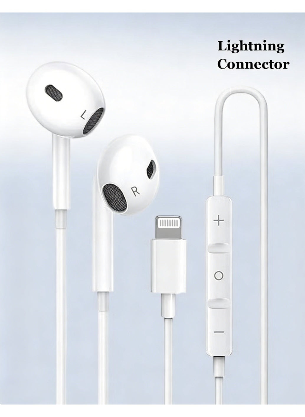 ILMR ILMR Lightning Wired Earbuds Earpods Earphone Audio Jack: Lightning Port