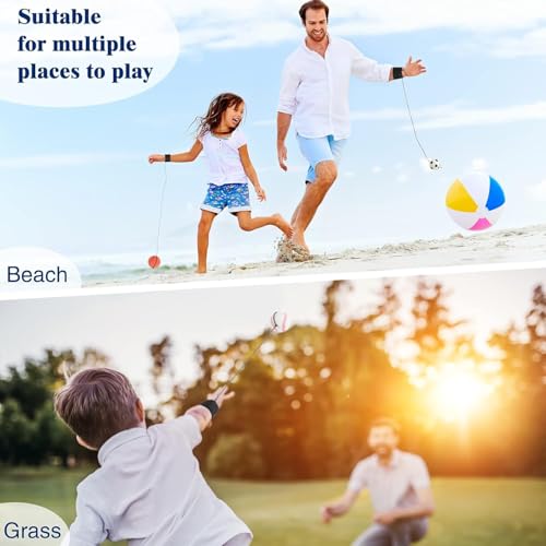Crackles Wrist Game | String Attached Ball | Yoyo | Bouncy Rubber Return | Birthday Party Gift for Children, Kids and Toddlers (Pack of 6)- Multi Color - Image 4