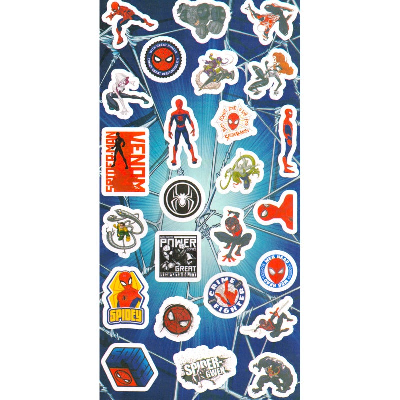 Marvel Spiderman Lunch Box for Boys, Kids Set ~ Bundle with Spiderman Lunch Bag, Stickers and Superhero Door Hanger | Spiderman Superhero School Supplies - Image 4