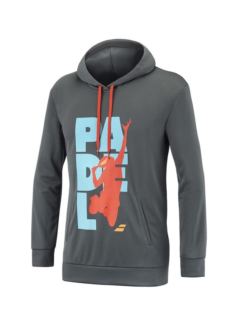 Babolat Padel Sweat Padel-6Ms22041-3025, Color - Gray, (French Brand) - Image 2