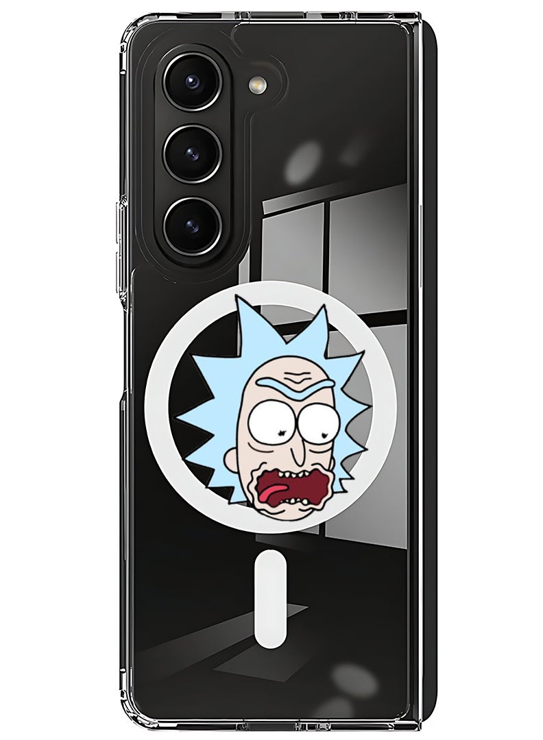 Theodor Magnetic Case for Samsung Galaxy Z Fold 5 Compatible with MagSafe Wireless Charging, Shockproof Phone Bumper Cover Rick & Martin - Image 1