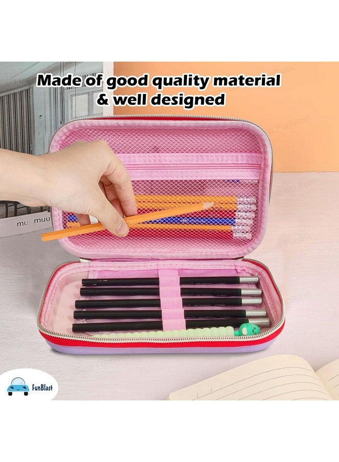 FunBlast Pencil Pouch for Kids - Multi-Purpose Zipper Pencil Case, Pencil Box for Boys, Pen & Pencil Pouch Bag, Stationary Organizer for Kids, 3D Hardtop Eva Canvas Pencil Case (Panda) - Image 5