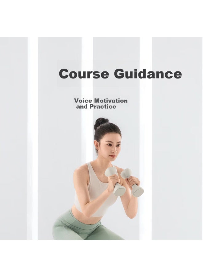 Mijia Smart Dumbbell For Men And Women Home Fitness Muscle Sculpting Arm Light Weight Sand Color 1kg*2 - Image 4