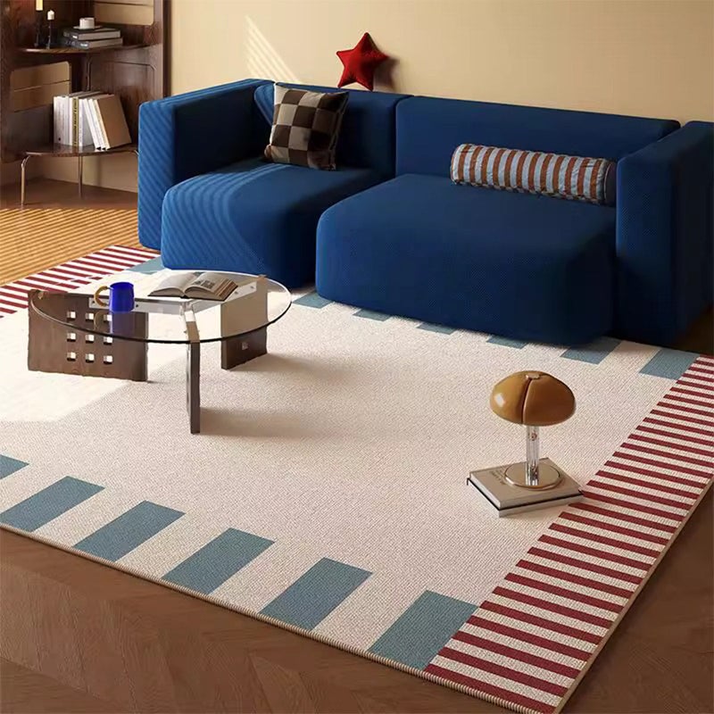 Tnessential Blue Color Block Rug