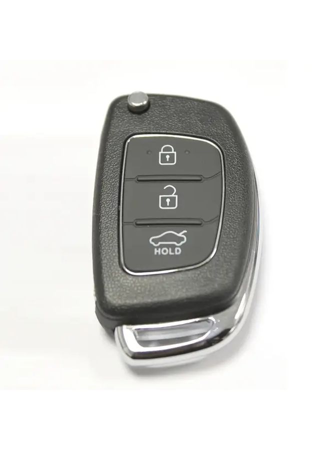 Hyundai 3 Button Folding Key Shell Protective Durable Plastic Compatible With I10 I20 I40 Ix35 Santa Fe - Image 3