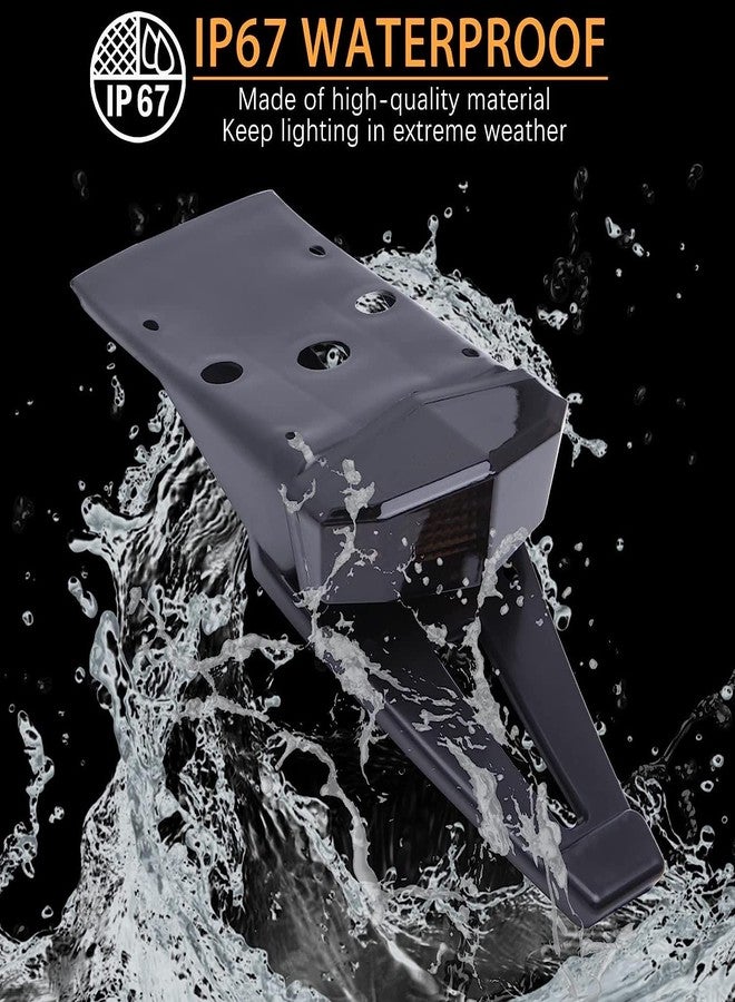 DREAMIZER Rear Fender Black 12V LED Tail Light Brake Lamp Turn Signals For Off-road Motorcycle Motocross Dirt Bike（Black#3) - Image 5