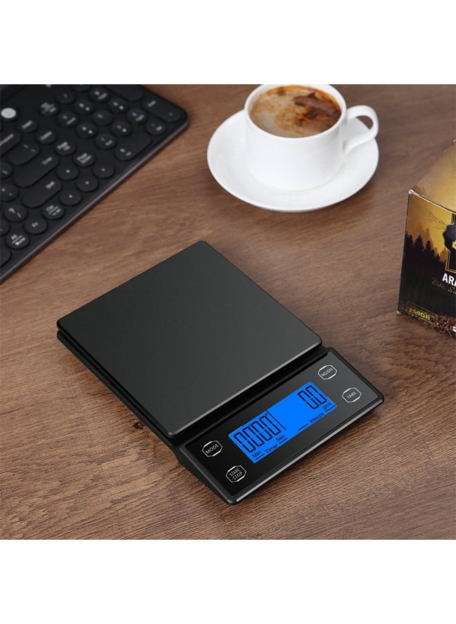MITOYO - Digital Coffee Scale - LCD Electronic Kitchen Scale - Food Scale - USB Rechargeable - 5kg/0.1g - Image 1