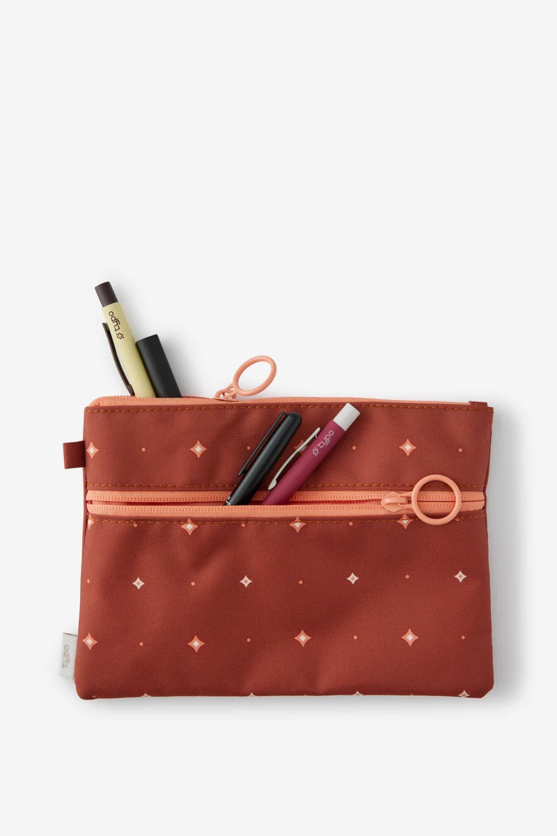 تايبو Double Zip Pencil Case