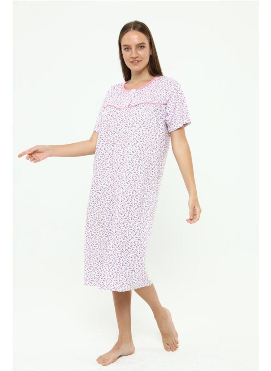 Mother's Nightgown Short Sleeve Battal Comfortable Fit Nightgown - pzsku/Z10F75525312A06F7A4DEZ/45/_/1740601210/5b722a3c-6d6f-4a2c-a3f3-556eb8070315