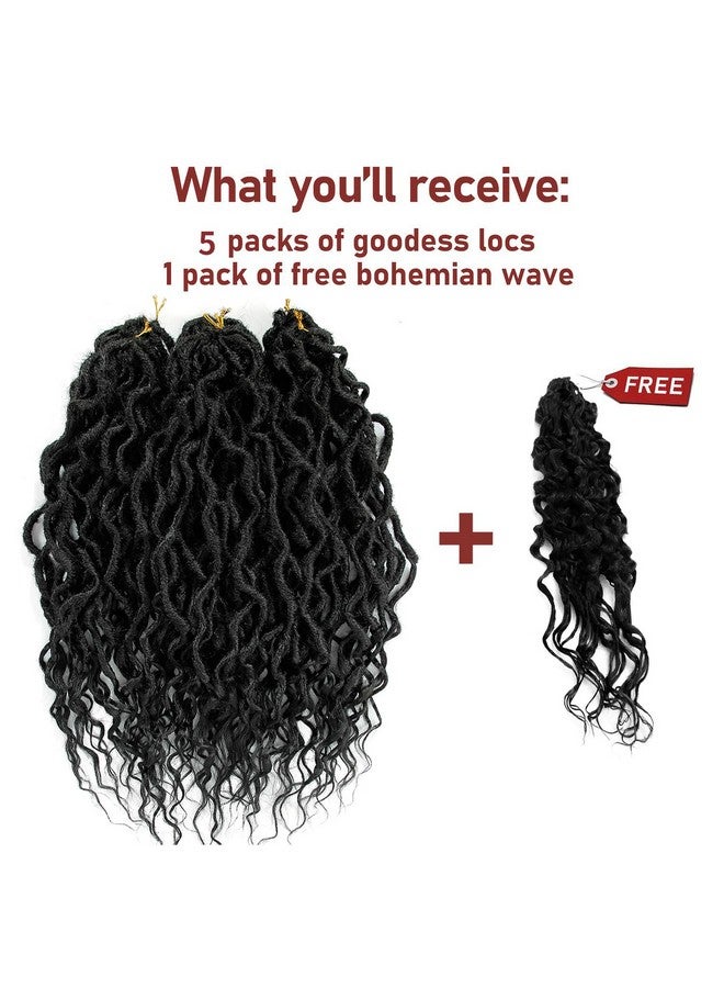 SuyiIRL Faux Locs Crochet Braid Hair Bohemian Locs 24 Inches Synthetic Dreads Ombre Braiding Hair Afro Dreadlock - Image 4
