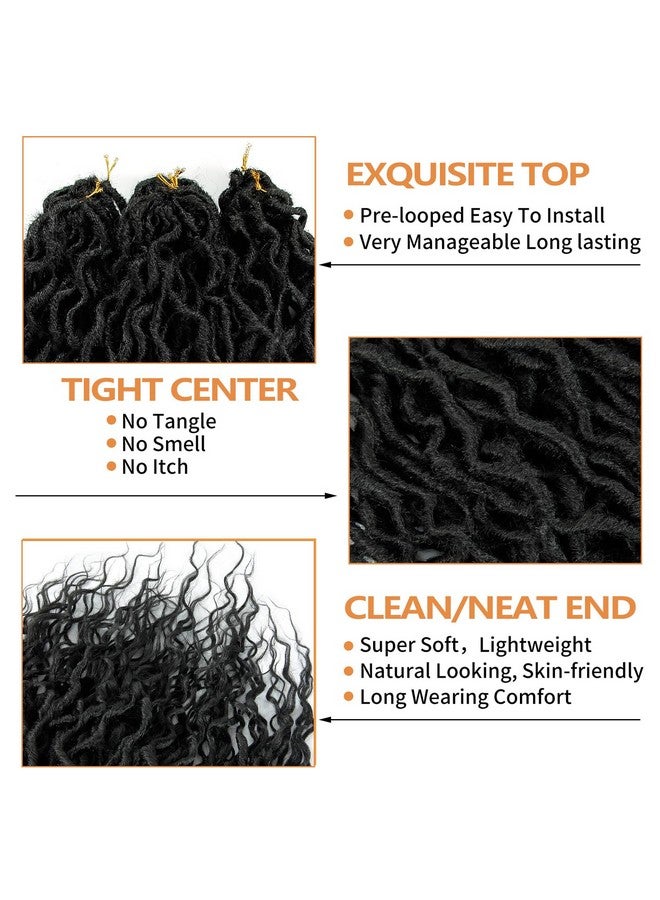 SuyiIRL Faux Locs Crochet Braid Hair Bohemian Locs 24 Inches Synthetic Dreads Ombre Braiding Hair Afro Dreadlock - Image 3