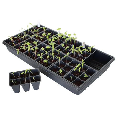 Handy Pantry Black Plastic Garden Tray Inserts – 10 Sheets, 72 Planting Pot Cells Each – 2x3 Nested x12 Configuration – Ideal for Nursery, Greenhouse, Seed Starting, and Vegetable Gardening - Image 3