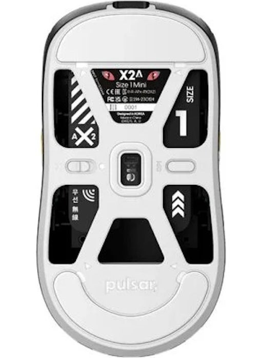 PULSAR X2A Demon Slayer Iguro Obanai Wireless Size 1 Mini Dual Hand Symmetric Gaming Mouse (PX2A1IN)  - Image 4