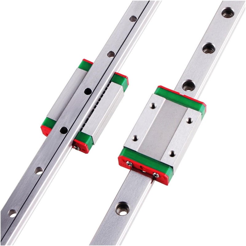 Miniature Linear Rail Guide, Slide MGN7H 100-800mm Pack Of 2 Pcs(500mm) - Image 2